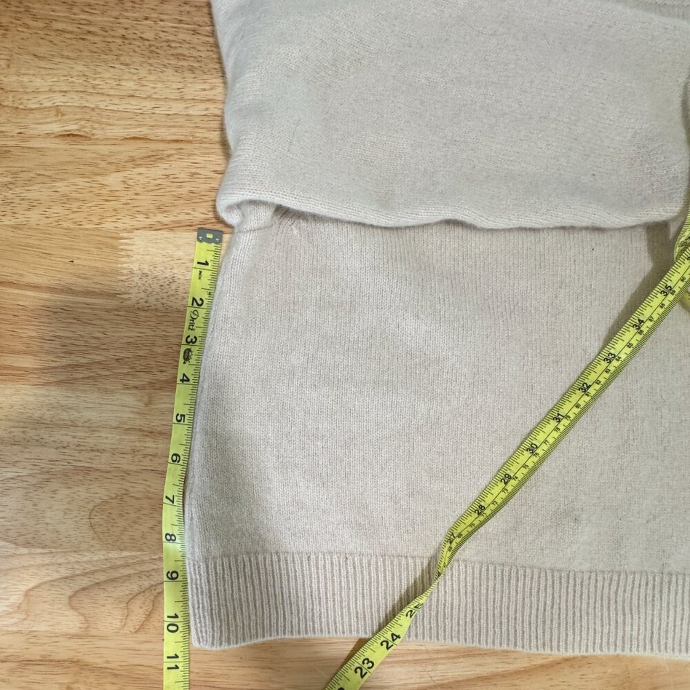 100% Cashmere NakedCashmere Noelle Cropped Sweater - Petal Pink Sz M - Picture 2 of 5